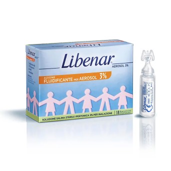 Libenar Aérosol hypertonique 3% 18 ampoules