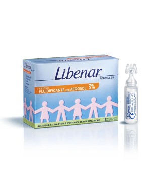 Libenar Aérosol hypertonique 3% 18 ampoules