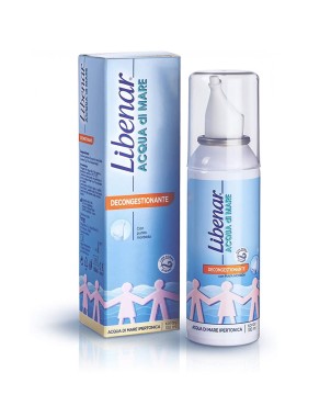 Libenar
acqua di mare
decongestionante
ipertonica
con punta morbida
flacone spray da 100 ml