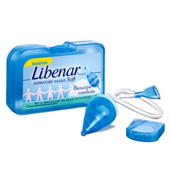 Libenar Aspirador nasal suave + 5 filtros