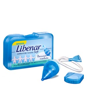 Libenar Aspirador nasal suave + 5 filtros