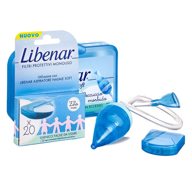 Libenar
aspiratore + filtri
confezione aspiratore con 5 filtri + 20 filtri di ricambio