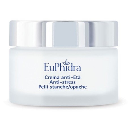 Euphidra
Crema anti-età
anti-stress
Pelli stanche/opache
vasetto da 40 ml