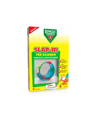 Jungle Formula
Slap-it!
per bambini
braccialetto a scatto per zanzare
per bambini 2 ricariche