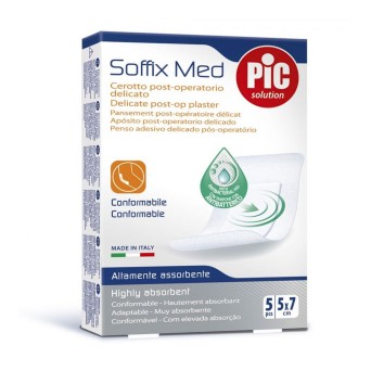 PiC solution
Soffix Med
cerotto post-operatorio delicato
conformabile
altamente assorbente