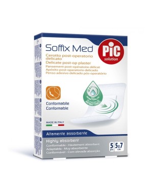 PiC solution
Soffix Med
cerotto post-operatorio delicato
conformabile
altamente assorbente