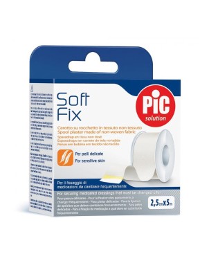 PiC solution
Soft Fix
Cerotto su rocchetto in tessuto non tessuto
per pelli delicate