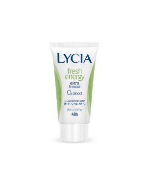 Lycia
Fresh Energy
deo crema
extra fresco | 48h
0% alcool | con microspugne effetto asciutto
