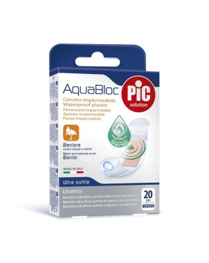 PiC solution
AquaBloc
cerotto impermeabile
barriera contro acqua e batteri
ultra sottile