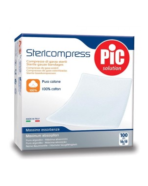 Pic Stericompress compresas de gasa 10x10 cm 100 uds