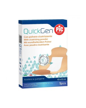 PiC solution
QuickGen
cerotti con polvere cicatrizzante
accelera la guarigione
acido ialuronico