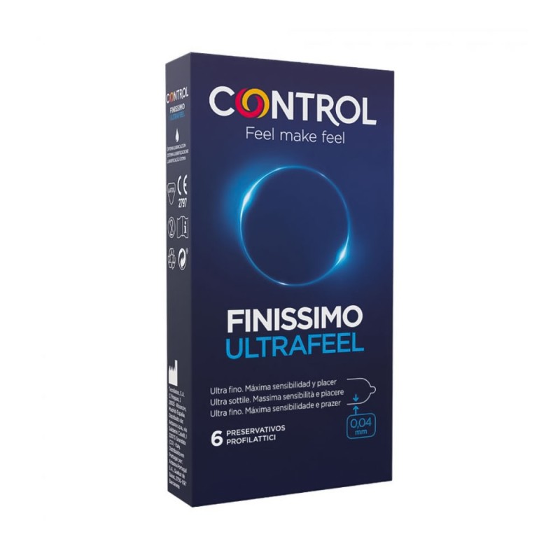 Control
Feel make feel
Finissimo Ultrafeel
profilattici
ultra sottile, massima sensibilità e piace