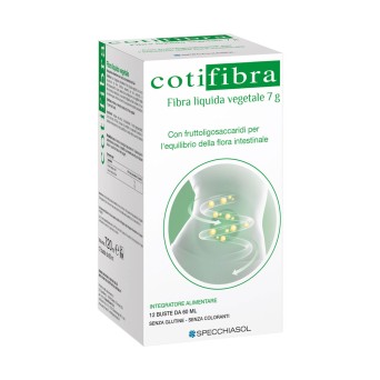 Cotifibra
fibra liquida vegetale 7 g
con fruttoligossacaridi per l'equilibrio della flora intestinale