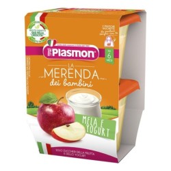 Plasmon La Merenda bambini Apple Yogurt 6 months+ 2x120 g
