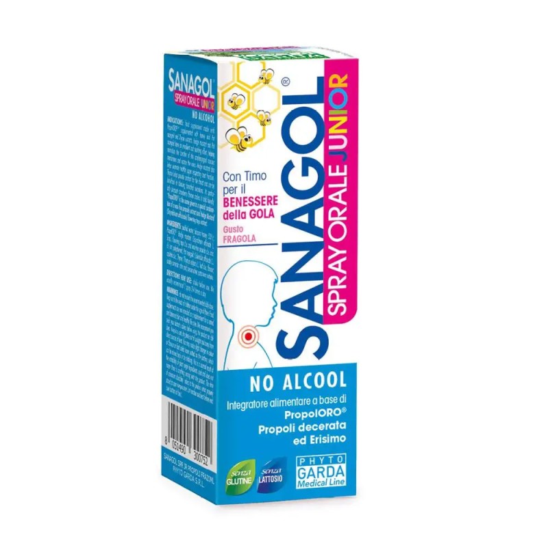 Sanagol
Spray orale Junior
con Timo per il benessere della gola