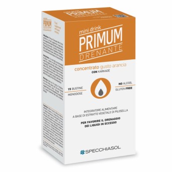 Primum Drenante mini drink Arôme orange 15 sachets