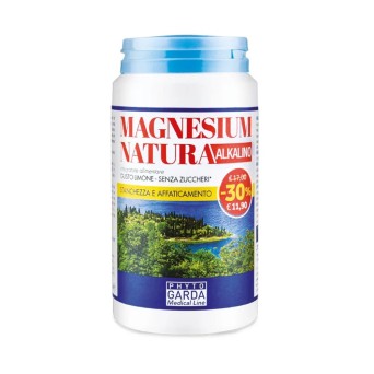 Magnesium
Natura Alkalino
Stanchezza ed affaticamento
Gusto limone | senza zuccheri