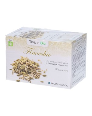 Finocchio
Tisana Bio
Preparato per infuso a base di Foeniculum vulgare Mill.
confezione da 20 bustine filtro