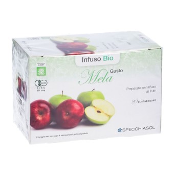 Mela
Infuso Bio
Preparato per infuso ai frutti
confezione da 20 bustine filtro