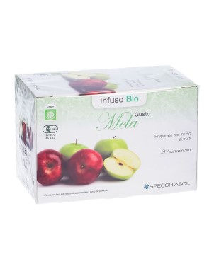 Mela
Infuso Bio
Preparato per infuso ai frutti
confezione da 20 bustine filtro