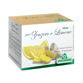 Zenzero e Limone
Infuso
preparato per infuso
confezione da 20 bustine filtro