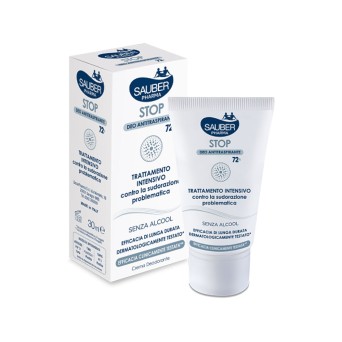 Sauber STOP Deo Antitraspirante 72h Crema 30 ml tube cream