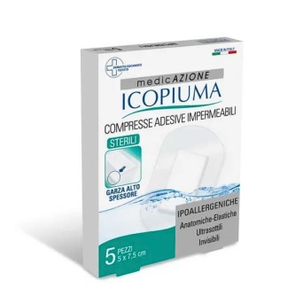 Icopiuma
medicAZIONE
Compresse Adesive impermeabili
sterili | garza alto spessore