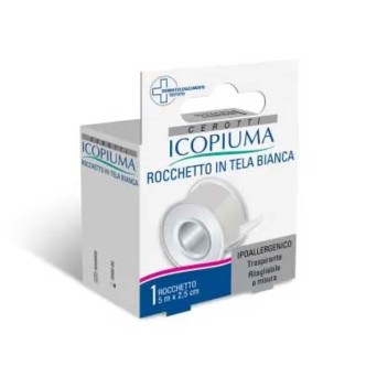 Icopiuma Bobina En tela blanca