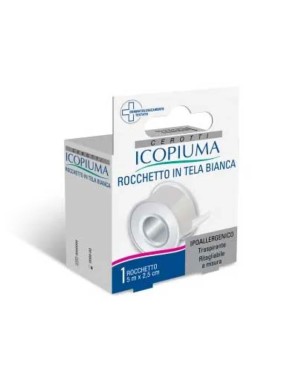 Icopiuma Bobina En tela blanca