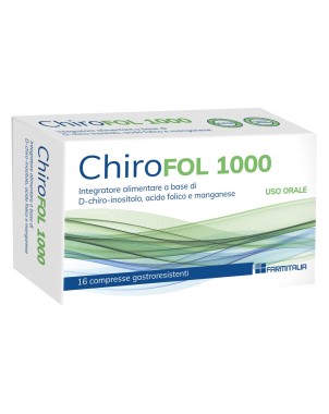 Chirofol 1000
Integratore alimentare di D-chiro-inositolo, acido folico e manganese