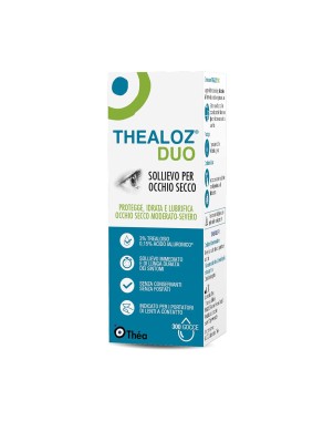 Thealoz Duo
Sollievo per occhio secco
protegge, idrata e lubrifica occhio secco moderato-severo