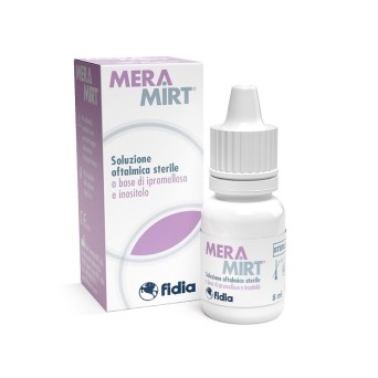 MeraMirt
soluzione oftalmica sterile a base di ipromellosa e inositolo
flaconcino da 8 ml