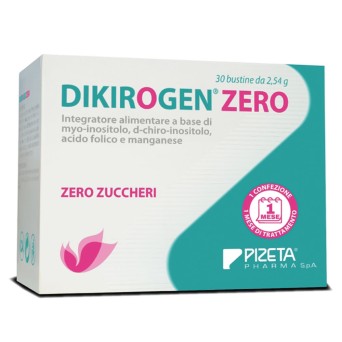 Dikirogen Zero
zero zuccheri
Integratore alimentare a base di Myo-inositolo,D-chiro-inositolo, acido folico e manganese