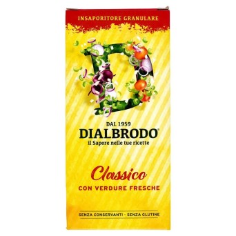 Dialbrodo
classico
ideale per insaporire
vegetale | senza conservanti | senza glutine
scatola da 250 g