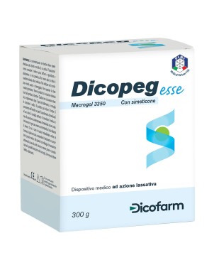 Dicopeg Esse
Macrogol 3350
con simeticone
dispositivo medico ad azione lassativa