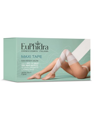 EuPhidra
Maxi Tape
benda salina
drena e tonifica
con il 23% di sale del mar morto ad effetto drenante e tonificante