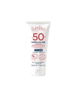 EuPhidra
Crema Solare
Anti-età invisibile ultra protettiva
SPF 50+ protezione molto alta
elevata resistenza all'acqua