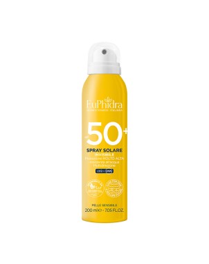 EuPhidra
Spray Solare invisibile
SPF 50+ protezione molto alta | UVB +UVA
resistente all'acqua