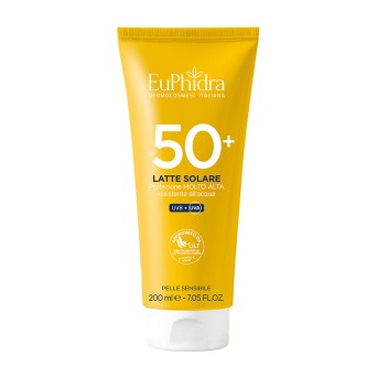 EuPhidra
Latte Solare
SPF 50+ protezione molto alta | UVB + UVA
resistente all'acqua
pelle sensibile