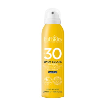 EuPhidra
Spray Solare invisibile
SPF 30 protezione alta | UVA + UVB
resistente all'acqua