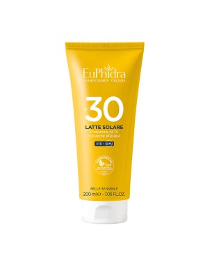 EuPhidra
Latte Solare
SPF 30 protezione alta | UVB + UVA
resistente all'acqua
pelle sensibile