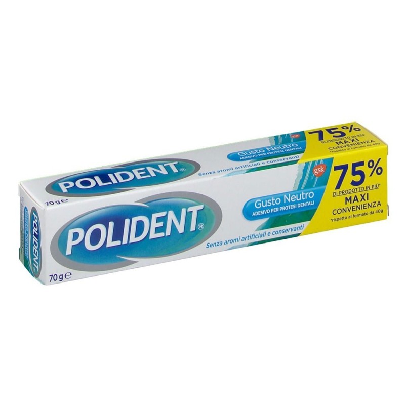 Polident free adesivo per protesi dentali 70 g