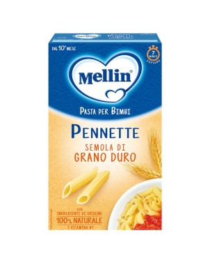 Mellin
pasta per bimbi
Pennette
semola di grano duro
Ingredienti di origine 100% naturale, Vitamina B