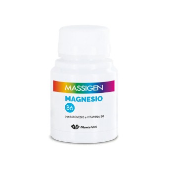 Massigen
Magnesio B6
con magnesio e vitamina B6
pilloliera da 60 capsule