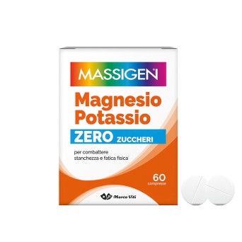 Massigen Magnesio Potassio zero zuccheri 60 comprimés