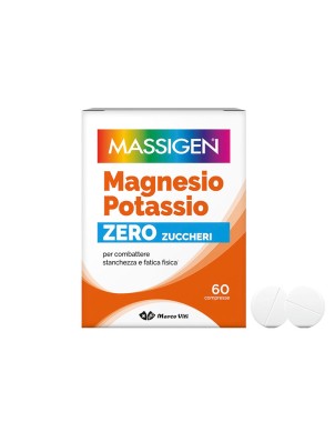 Massigen Magnesio Potassio zero zuccheri 60 comprimés