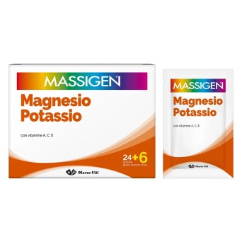 Massigen Magnesio Potassio 24+6 sachets
