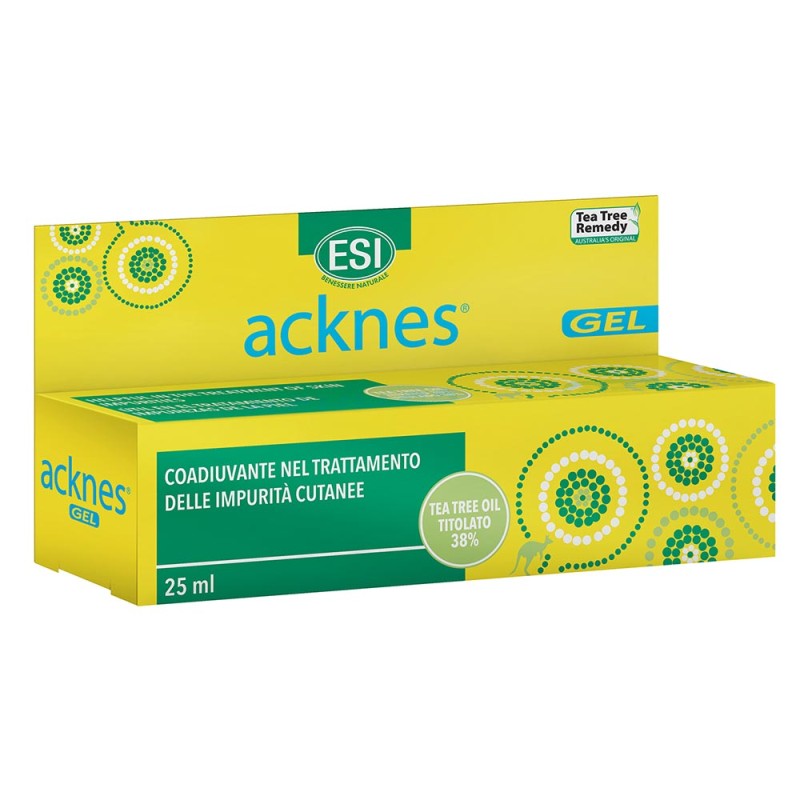 Acknes gel
coadiuvante nel trattamento delle impurità cutanee
gel di Tea Tree Oil per acne e brufoli