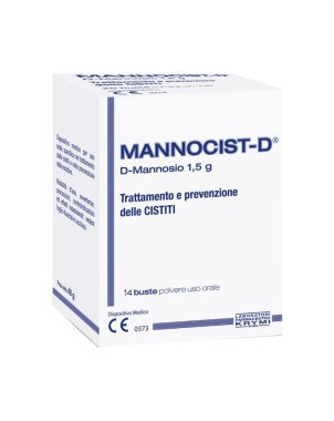 Mannocist-D
D-Mannosio 1,5 g
trattamento e prevenzione delle cistiti
polvere uso orale