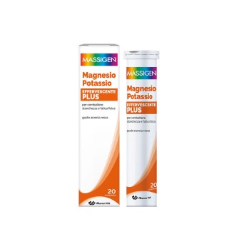 Massigen Magnesio Potassio 20 Brausetabletten